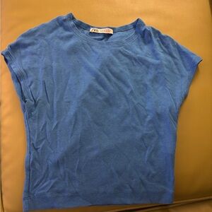 Zara Vibrant Blue Tee